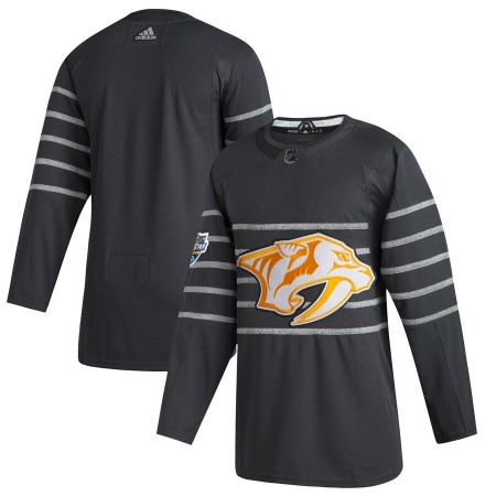 Nashville Predators Blank Grijs Adidas 2020 NHL All-Star Authentic Shirt - Mannen